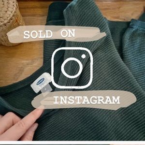 Hunter Green Old Navy Ribbed Sweater